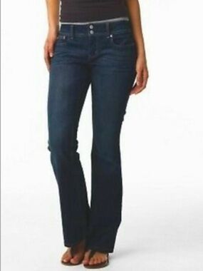 Aeropostale Women's Dark Blue Flare Jeans